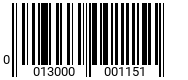 0013000001151