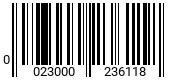 0023000236118