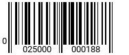 0025000000188