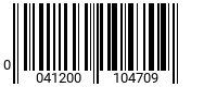 0041200104709