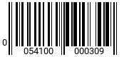 0054100000309