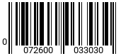 0072600033030