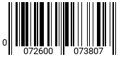 0072600073807