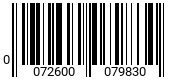 0072600079830